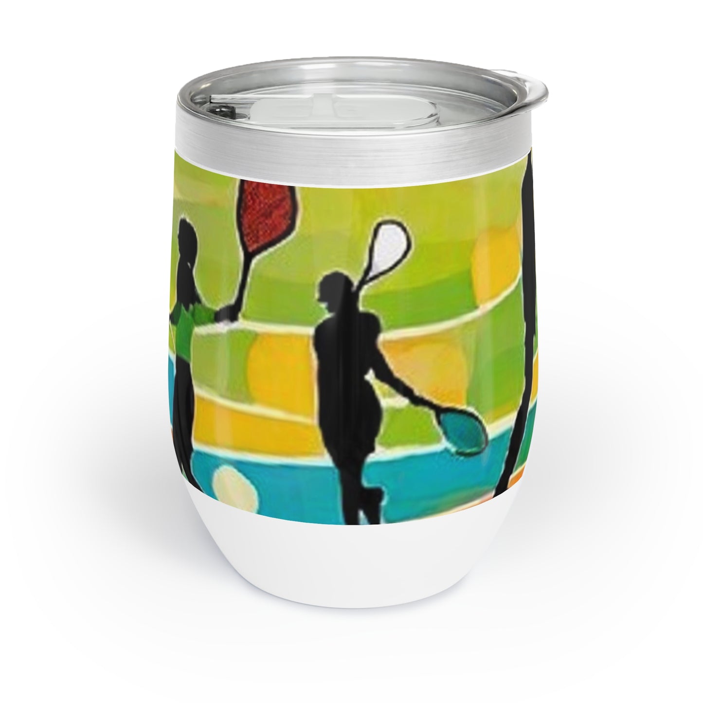 Paddle Playtime, Pickleball Bliss - Pickleball Chill Wine Tumbler