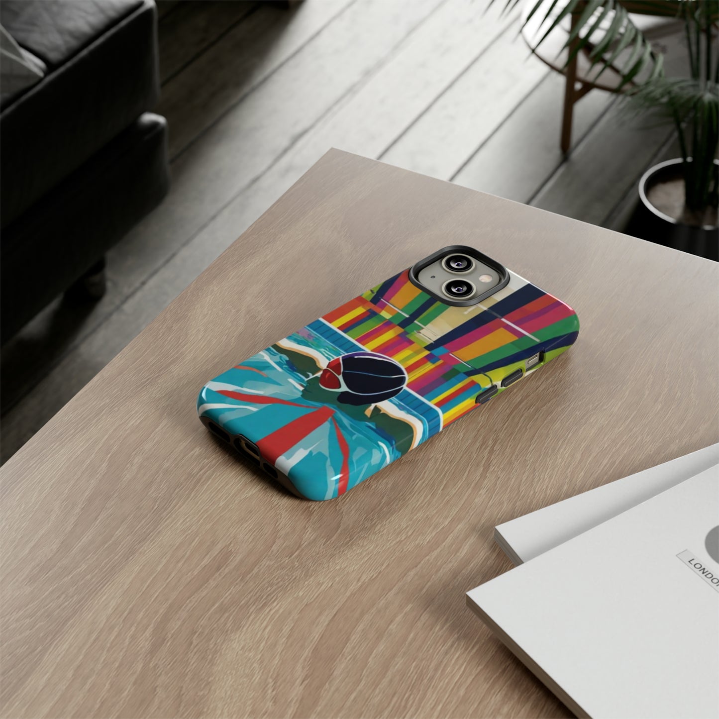 Swim With Me iPhone Tough Case