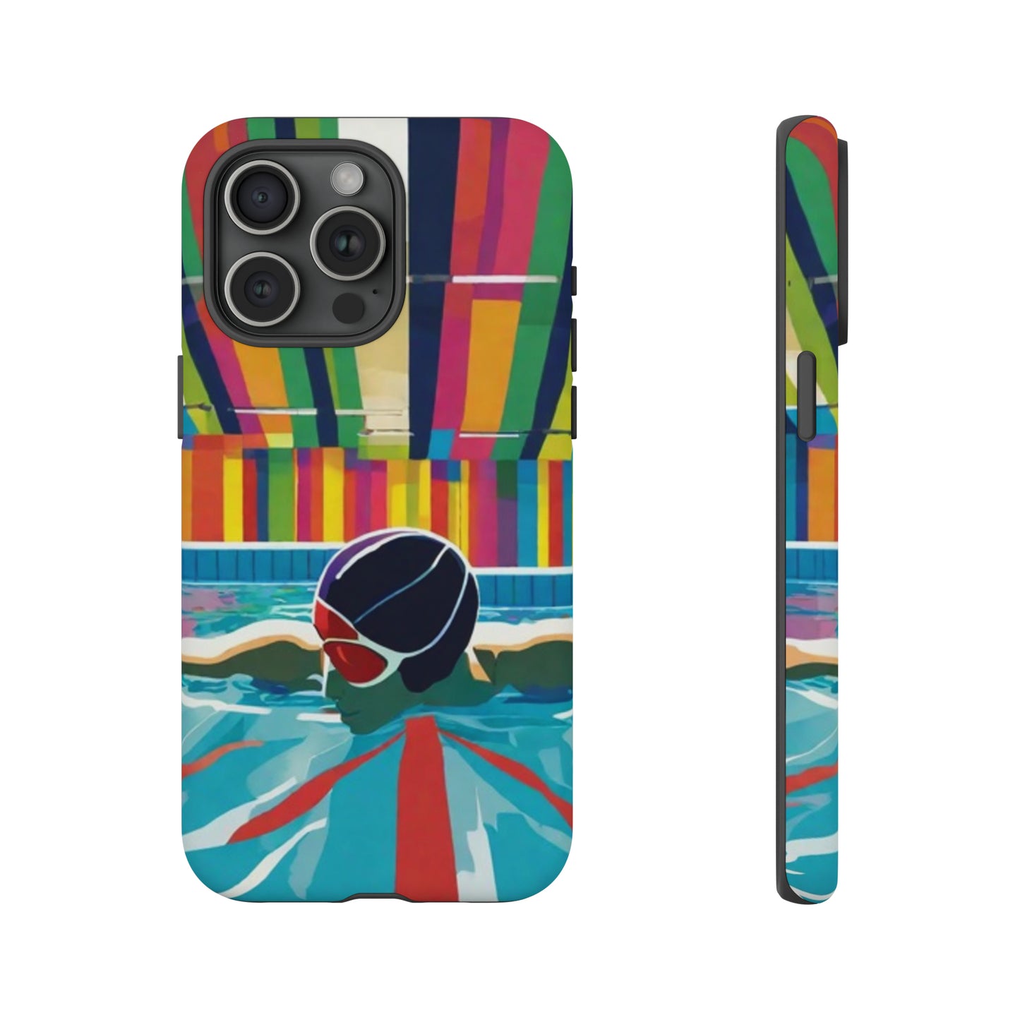 Swim With Me iPhone Tough Case