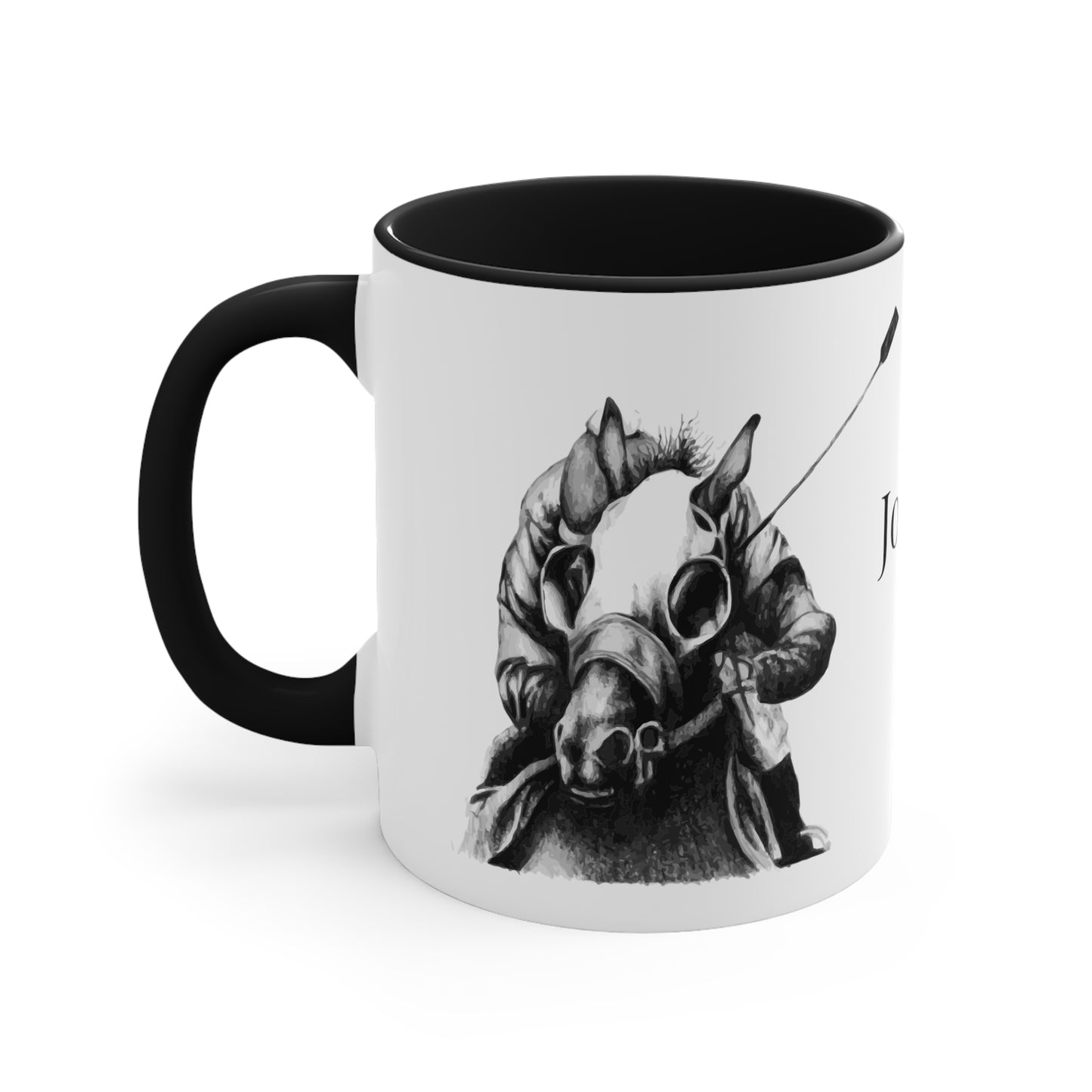 Jockey - Hand Drawing - Mug