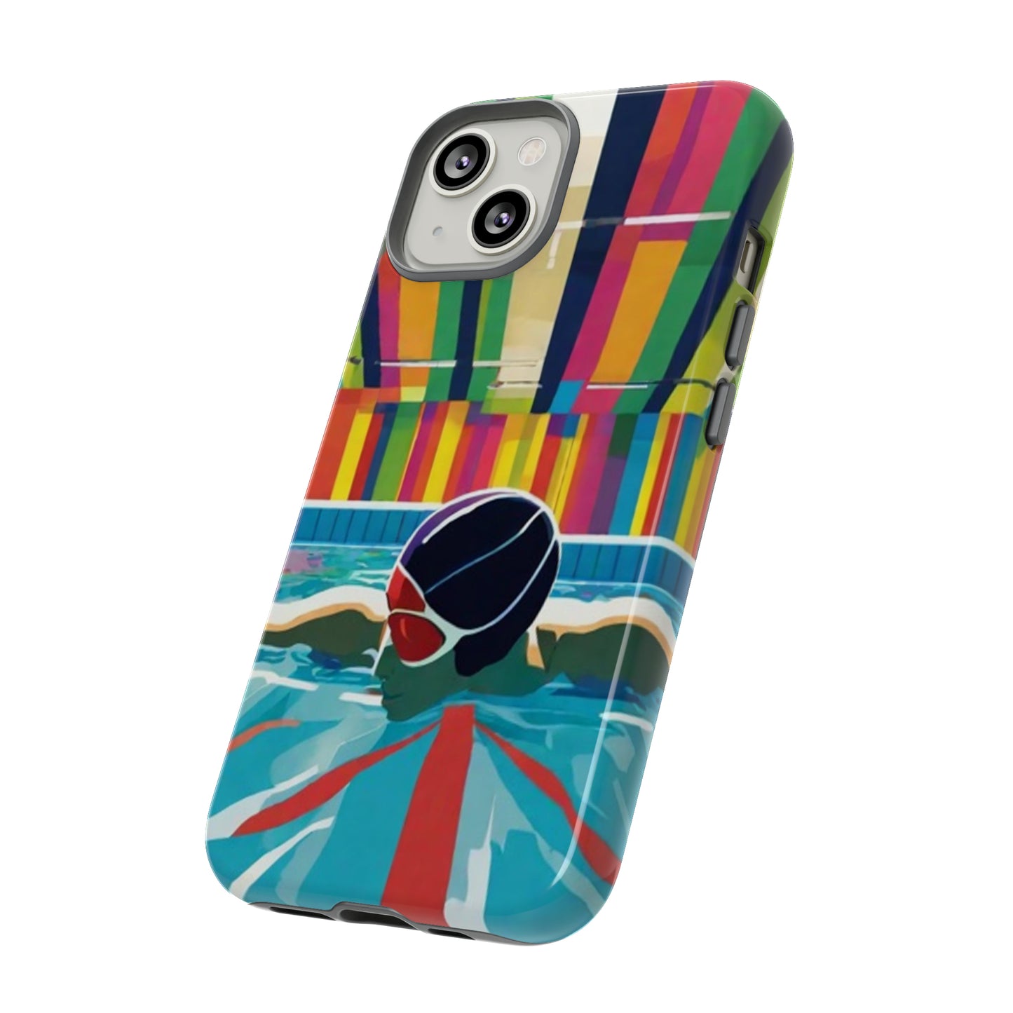 Swim With Me iPhone Tough Case