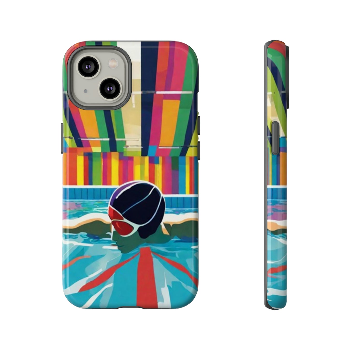 Swim With Me iPhone Tough Case