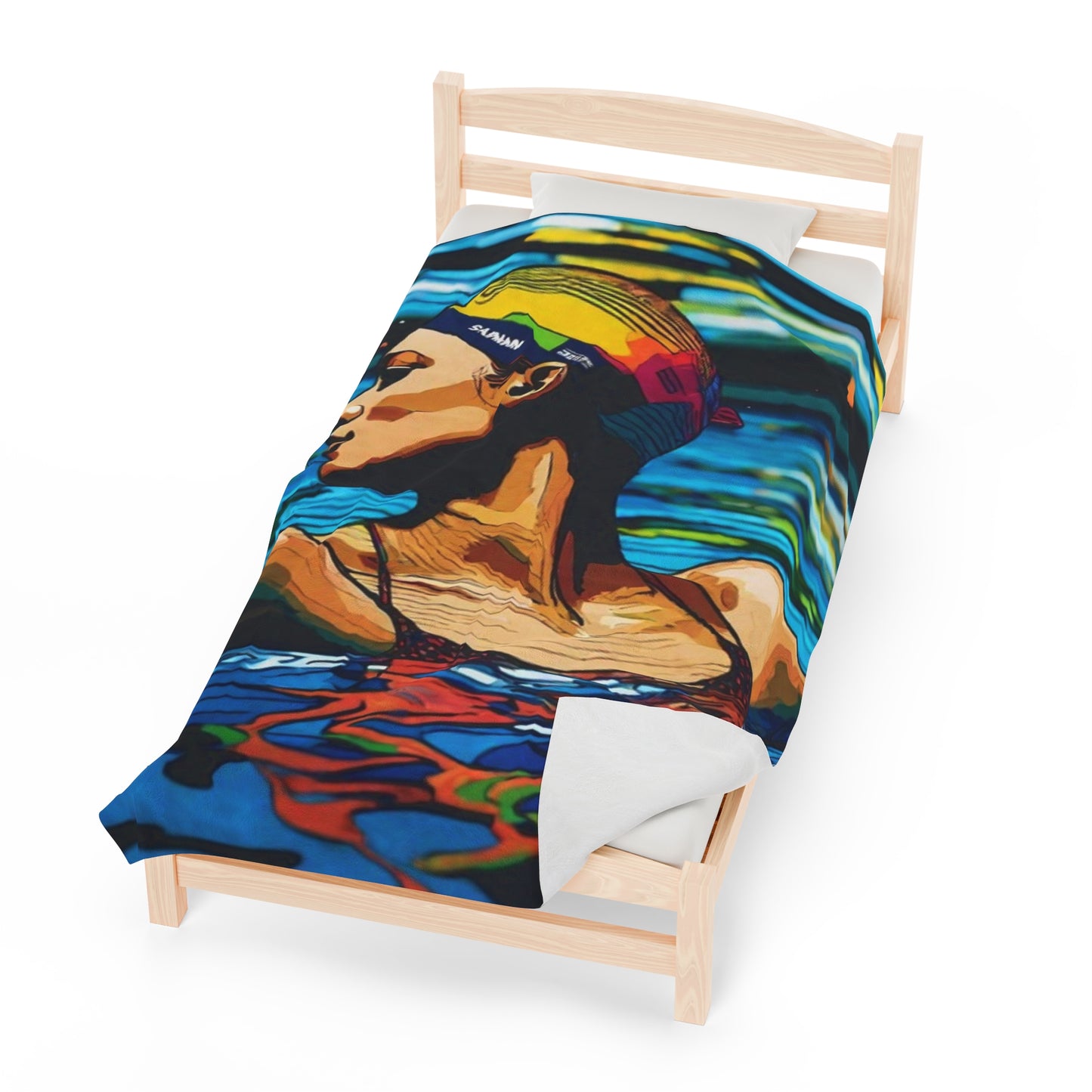 Swim Her Way - Plush Blanket
