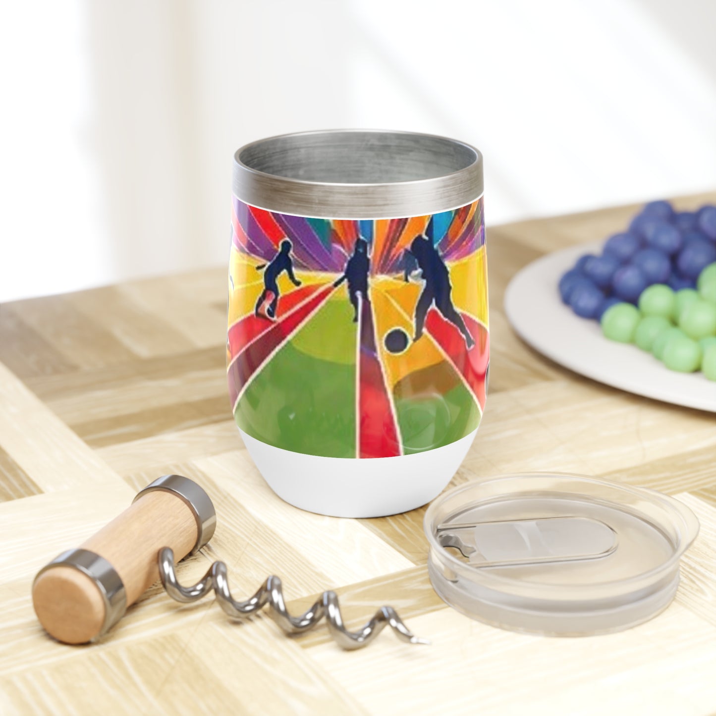 Paddle Playtime, Pickleball Bliss - Pickleball Chill Wine Tumbler