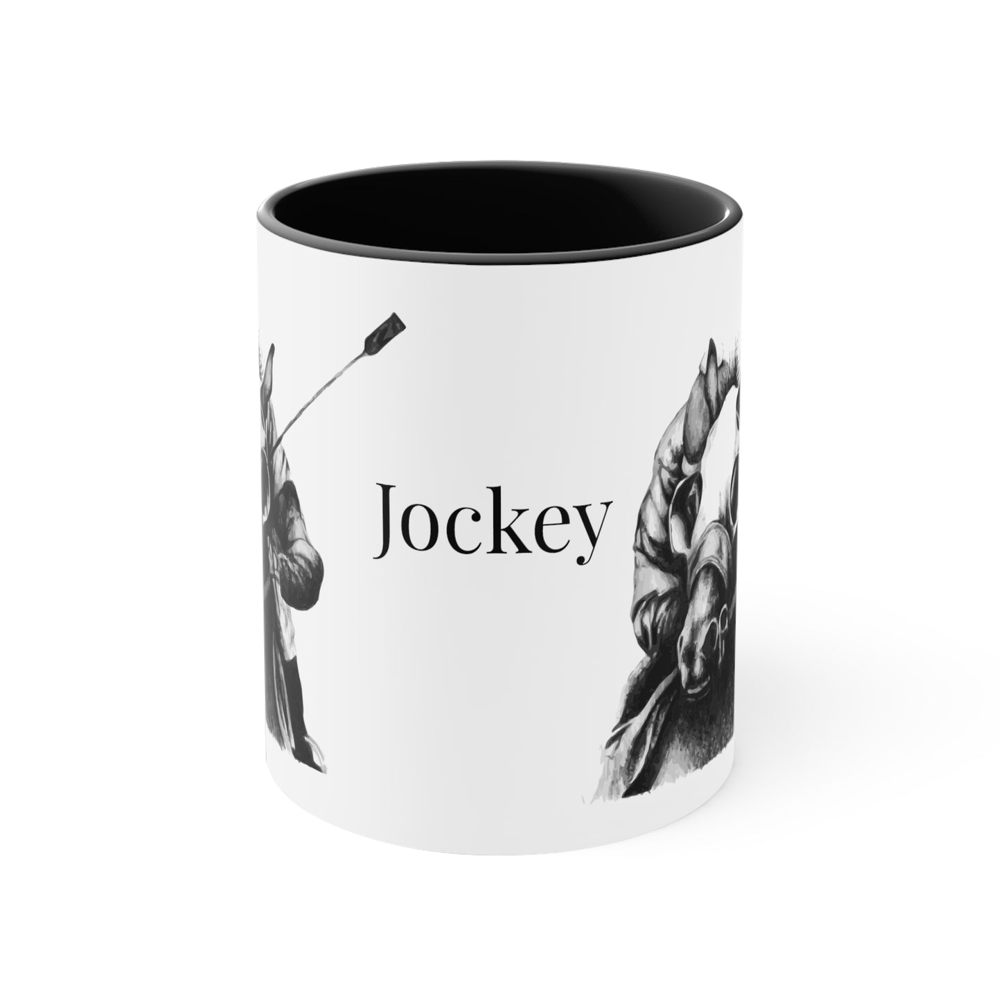 Jockey - Hand Drawing - Mug