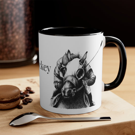 Jockey - Hand Drawing -  Mug