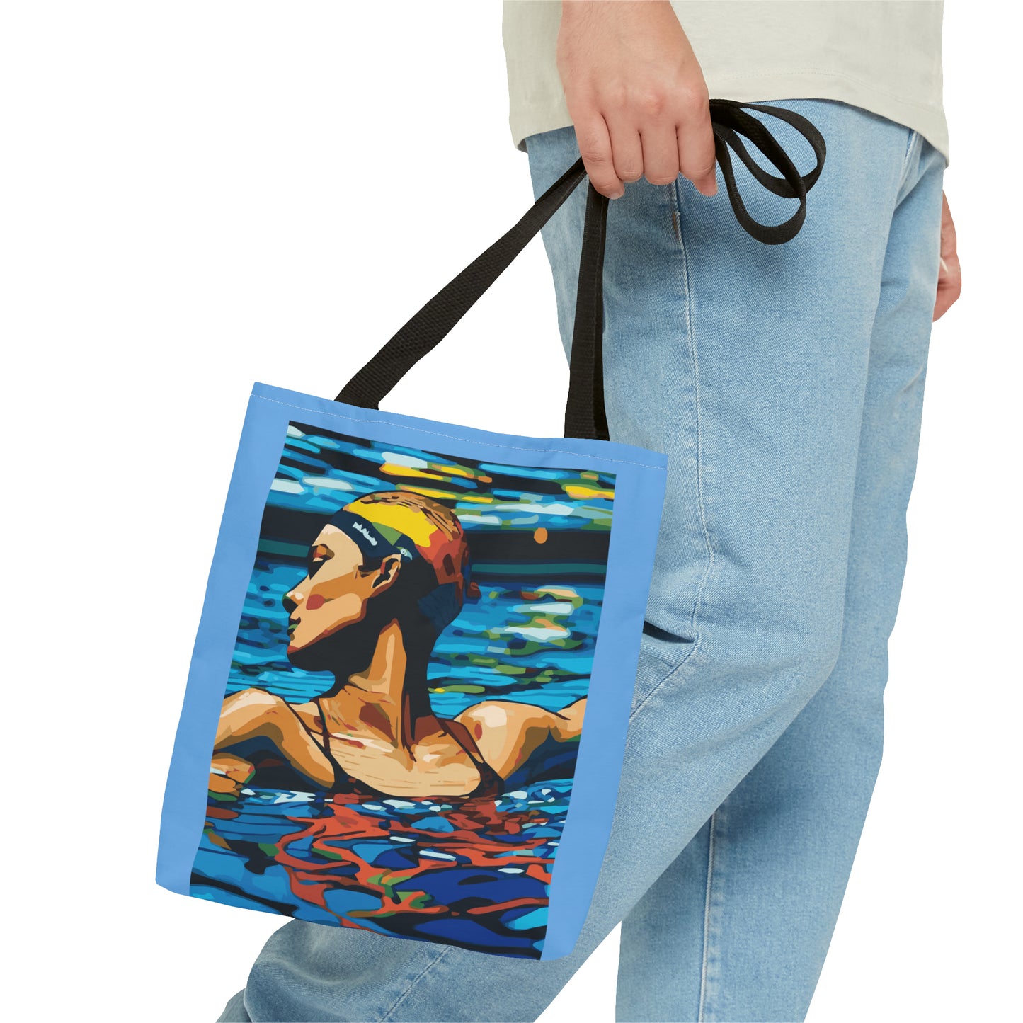 Swim with her Tote Bag