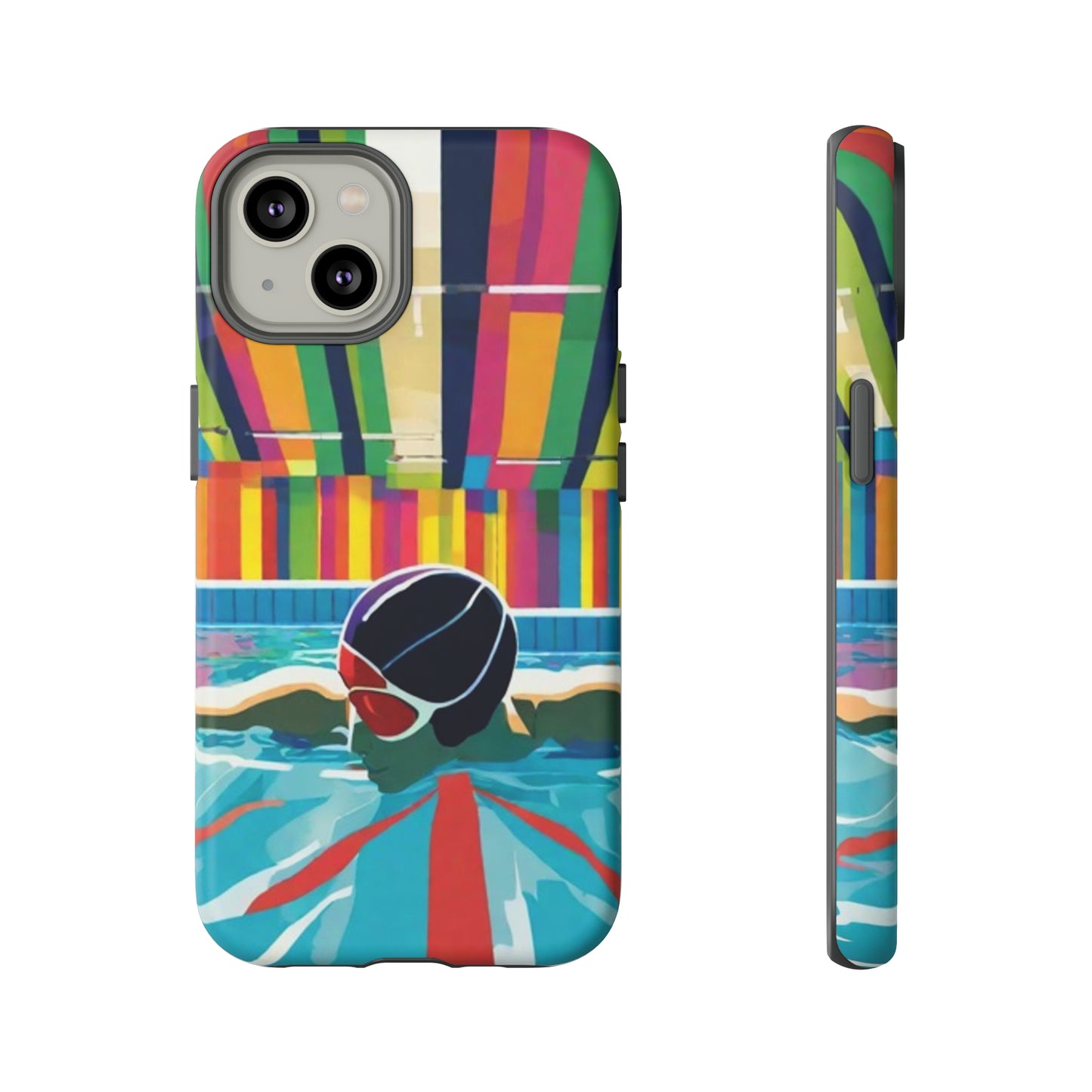 Swim With Me iPhone Tough Case