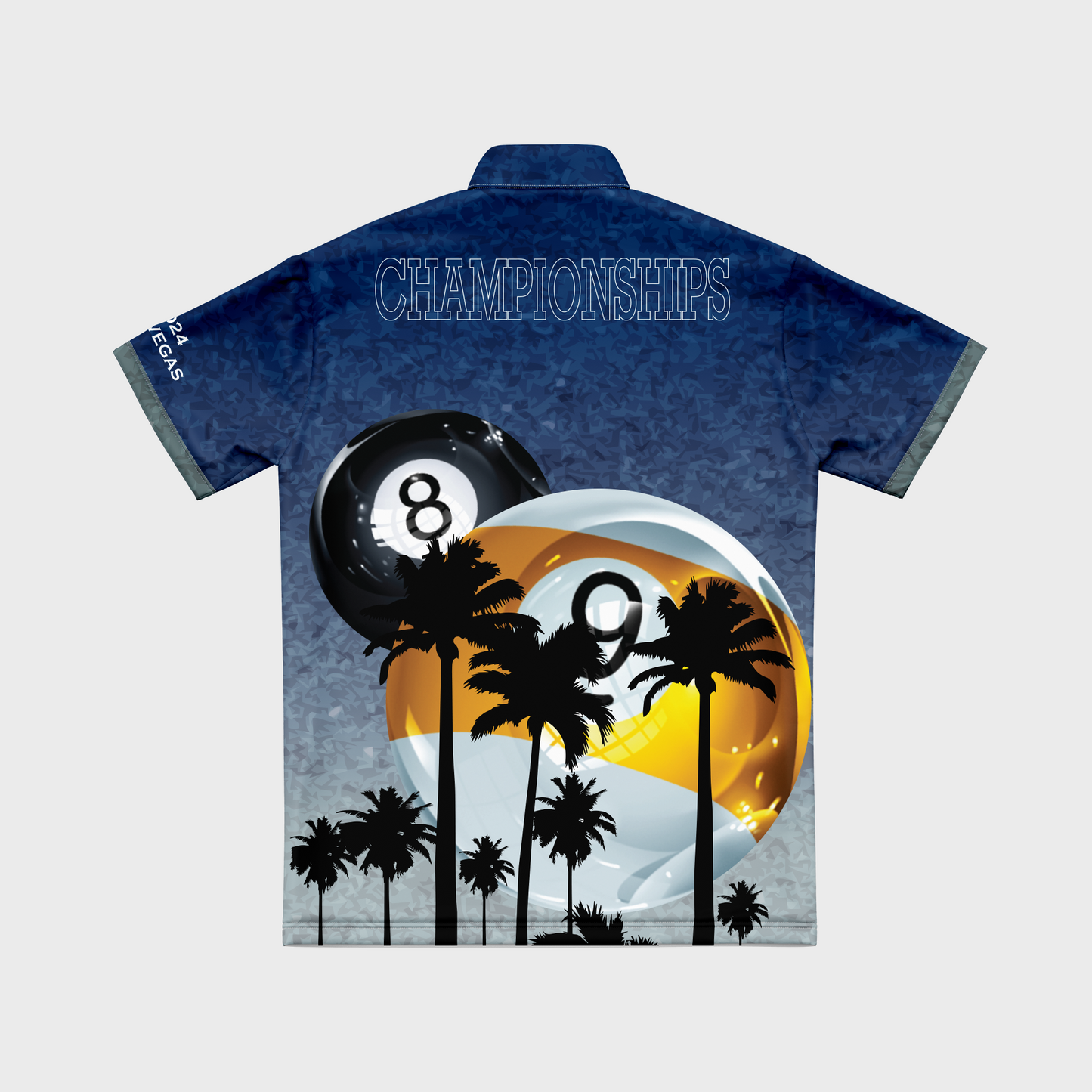 2024 Vegas Palm Billiard Button Down