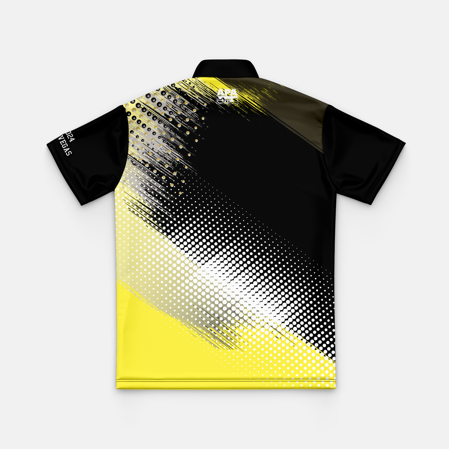 2024 Vegas Men's Black/Yellow Billiard Jersey