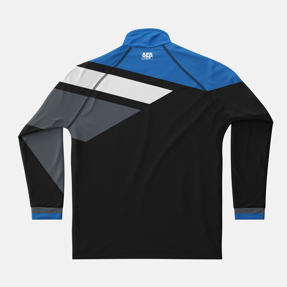 APA Pool Player Mens Full Zip Track Jacket