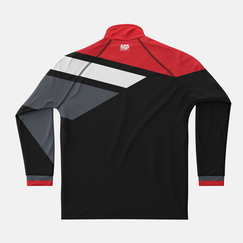 APA Pool Player Mens Full Zip Track Jacket