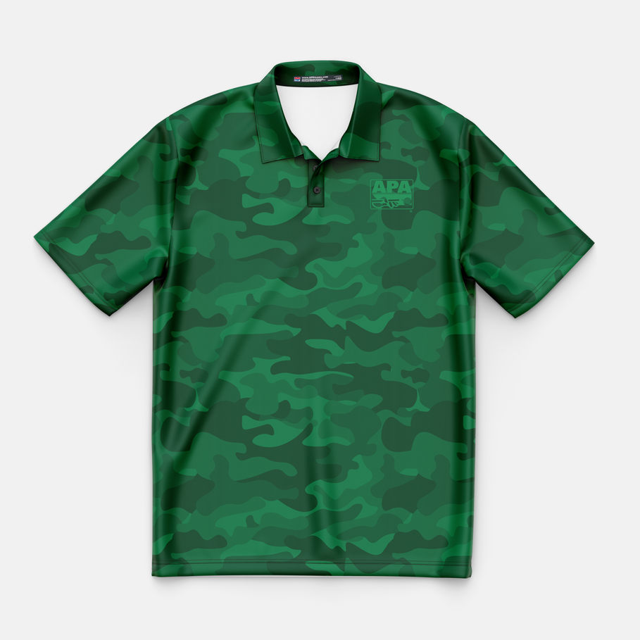 APA Camo Mens Polo