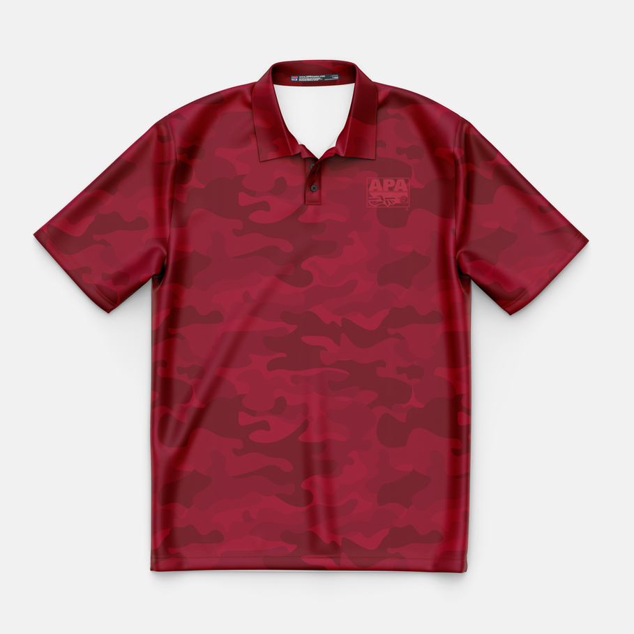 APA Camo Mens Polo