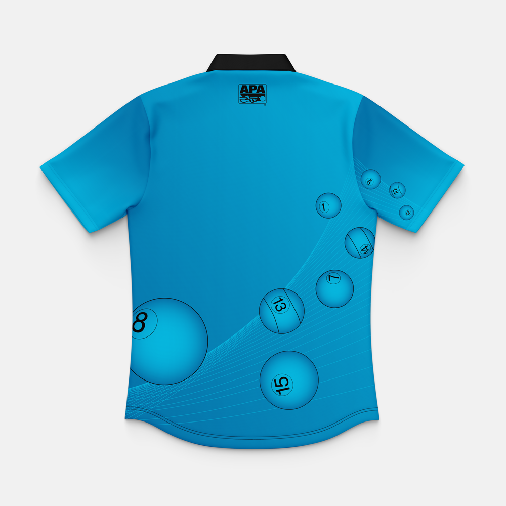 APA Pool Ball Womens Polo