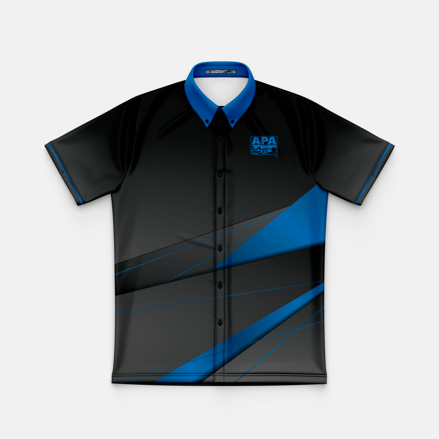 APA Slash Mens Full Button Crew