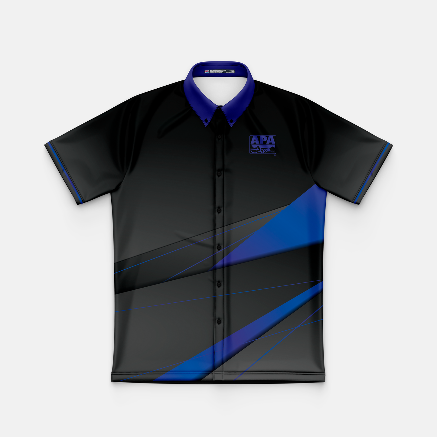 APA Slash Mens Full Button Crew