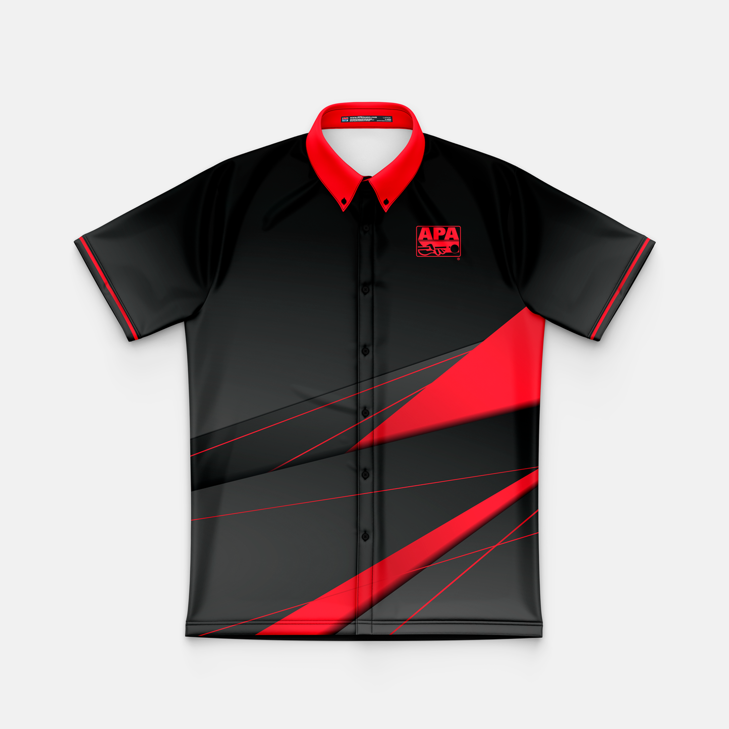 APA Slash Mens Full Button Crew