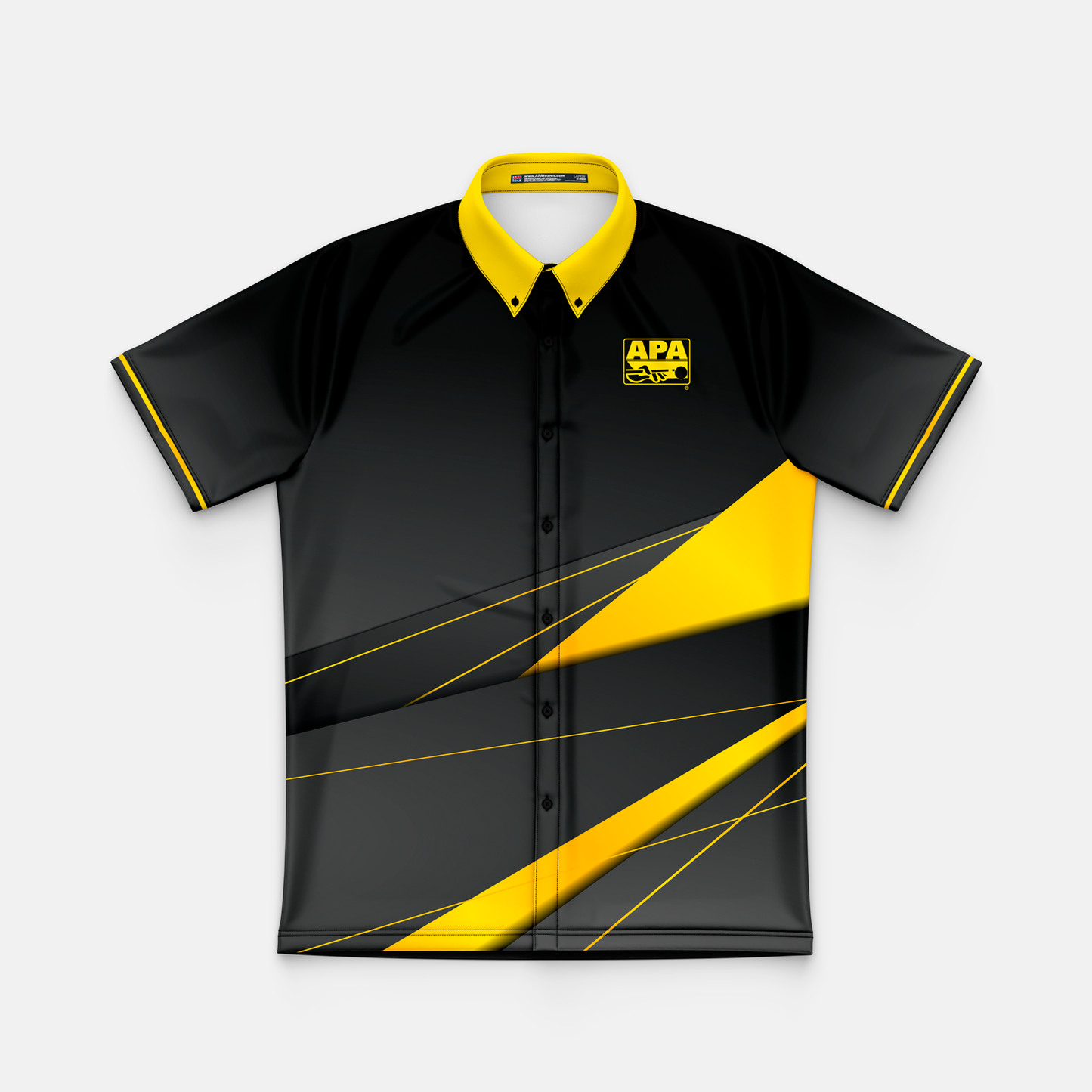 APA Slash Mens Full Button Crew