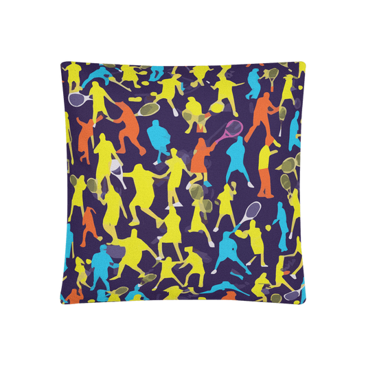 Woven Texture Square Cushion Case 20” x 20”-Linen- Tennis