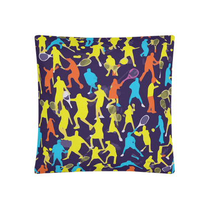 Woven Texture Square Cushion Case 20” x 20”-Linen- Tennis