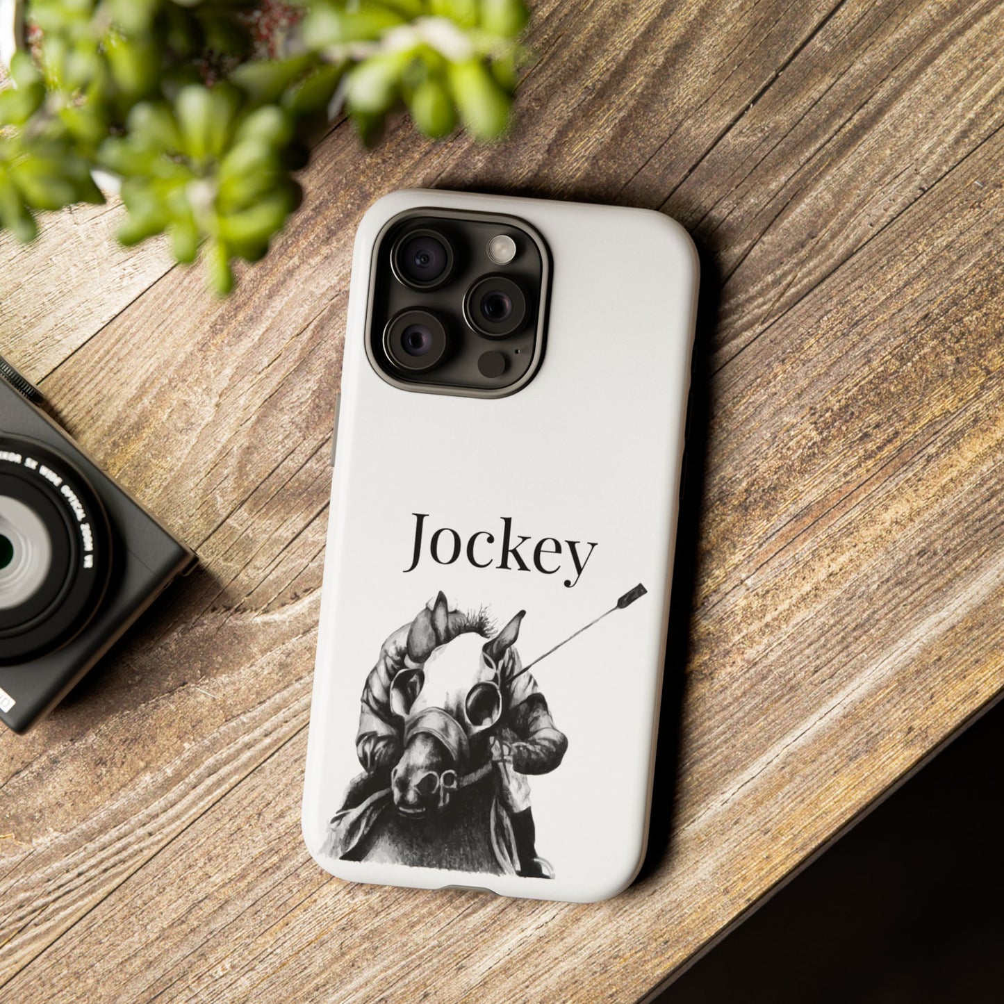 Jockey- Hand Drawing- iPhone Tough Case