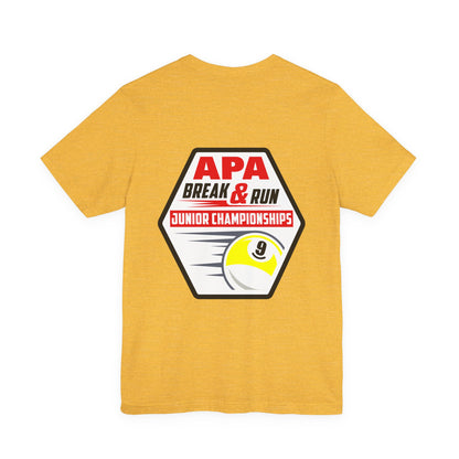 APA Break & Run Junior Championships Billiards 9-Ball T-shirt
