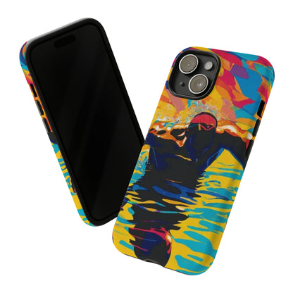 Swim with Him iPhone Tough Case