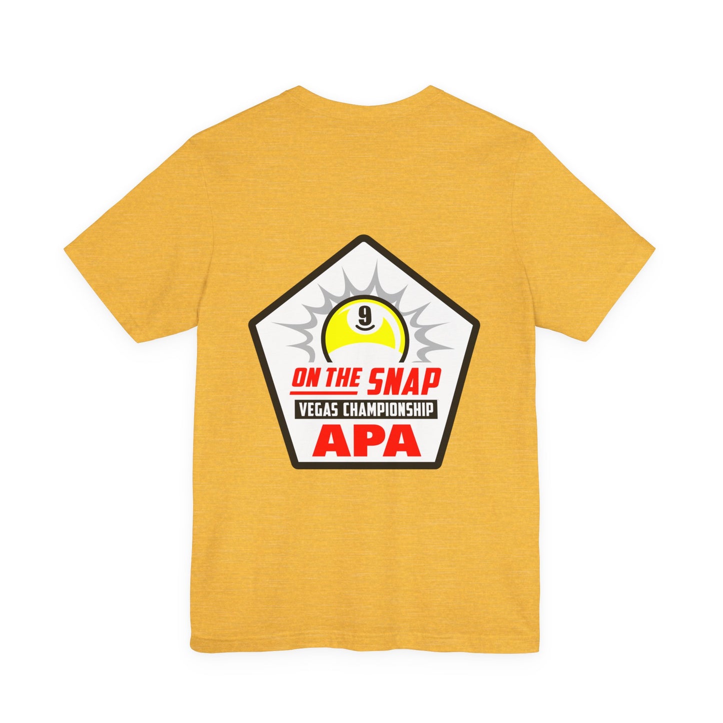 On The Snap Vegas 9-Ball Championship Billiards Player Graphic Tee