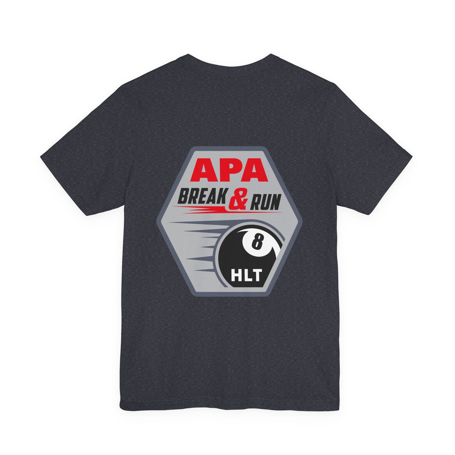 APA Break & Run 8 Ball Pool Billiards Graphic T-Shirt