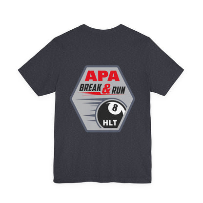 APA Break & Run 8 Ball Pool Billiards Graphic T-Shirt