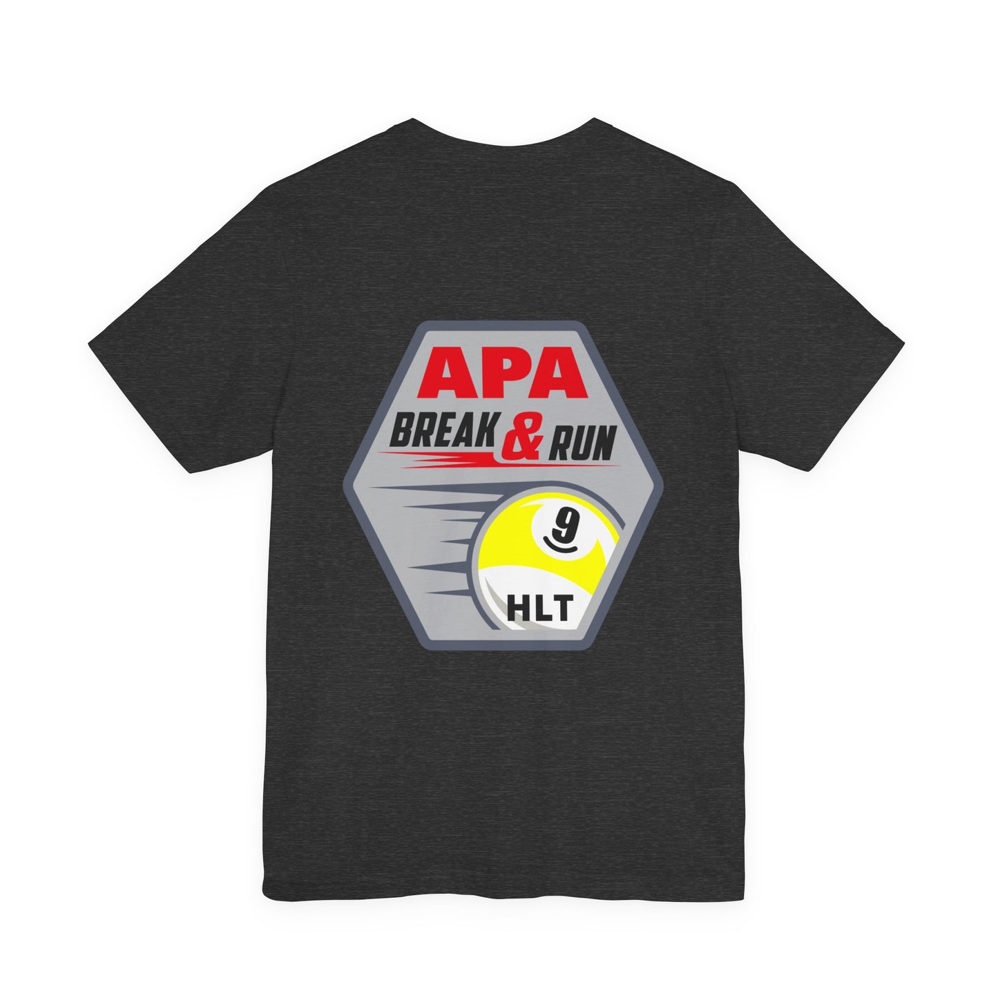 APA Break & Run 9 Ball Billiards Graphic T-Shirt