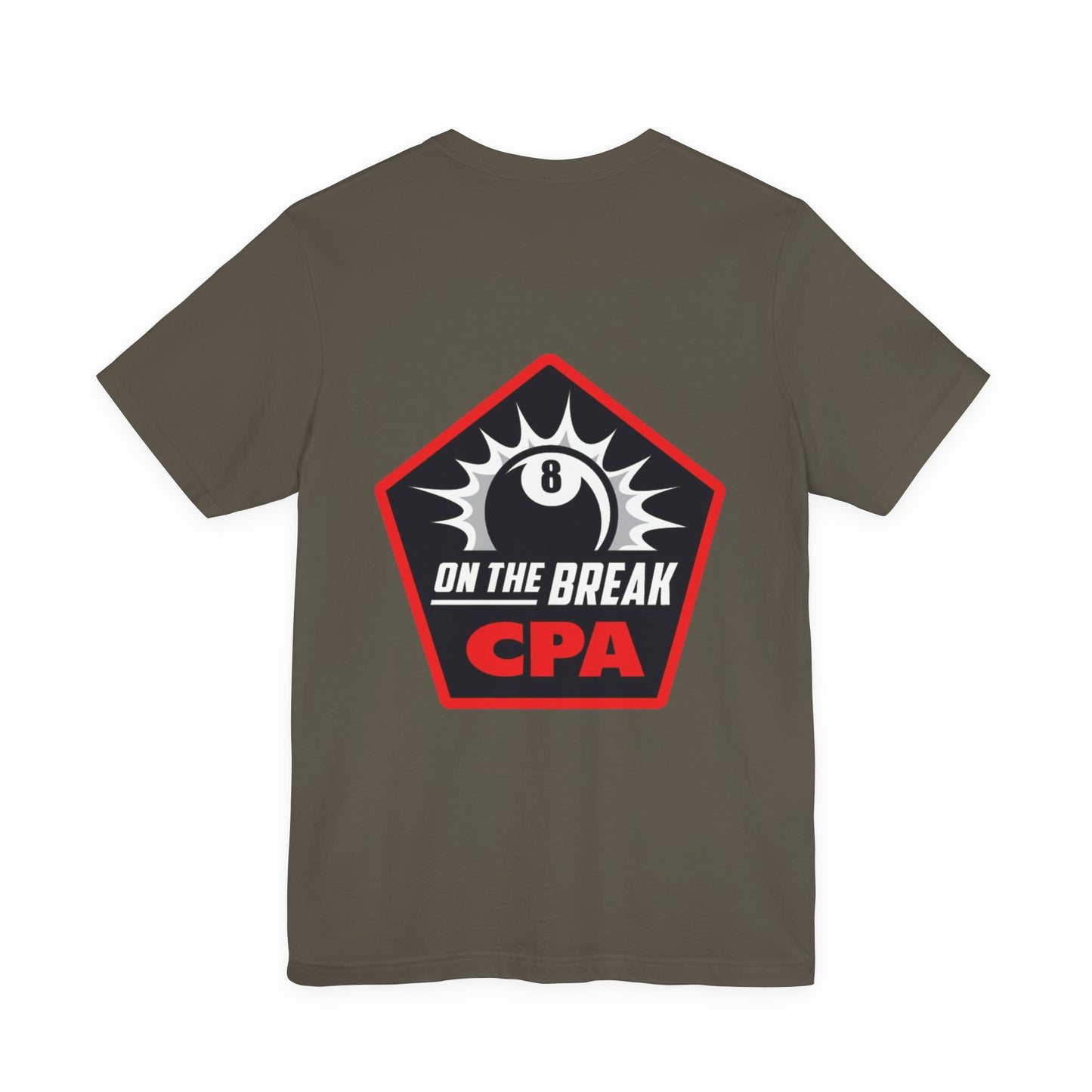 On The Break CPA 8 Ball Billiards Graphic T-Shirt