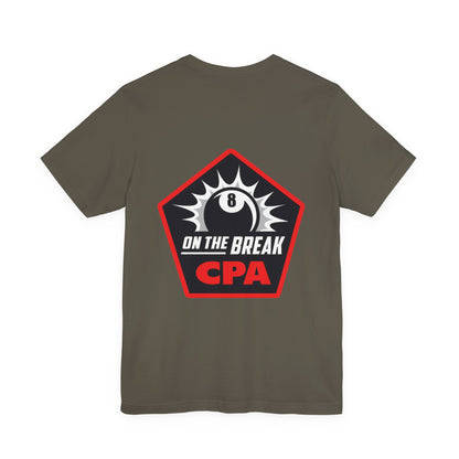 On The Break CPA 8 Ball Billiards Graphic T-Shirt