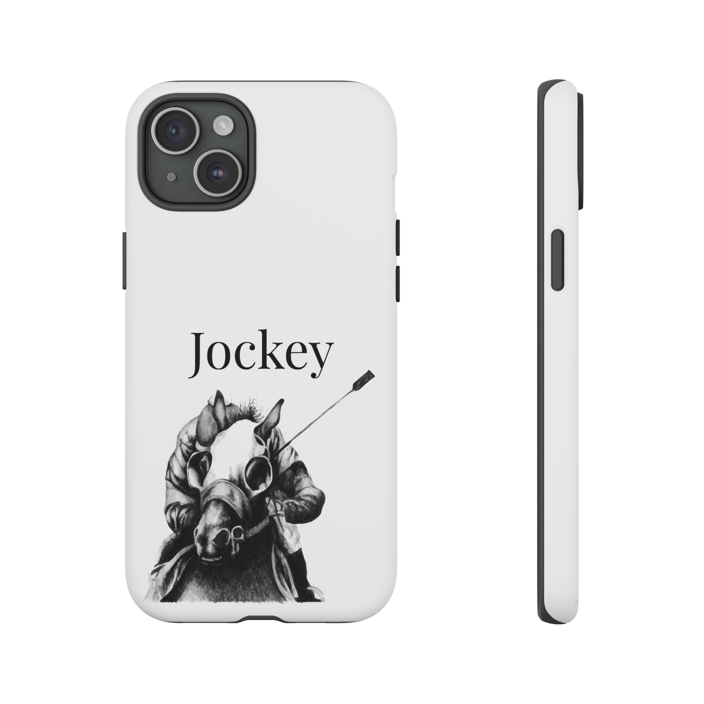 Jockey- Hand Drawing- iPhone Tough Case