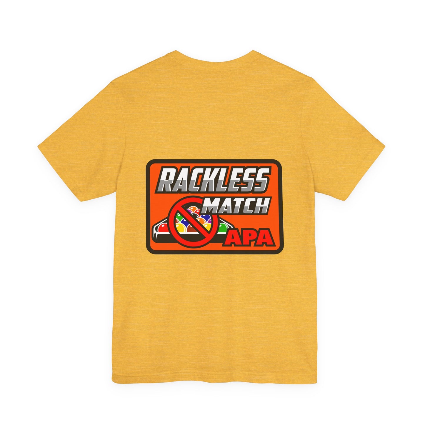 Rackless Match APA Billiards Pool Player Graphic T-Shirt
