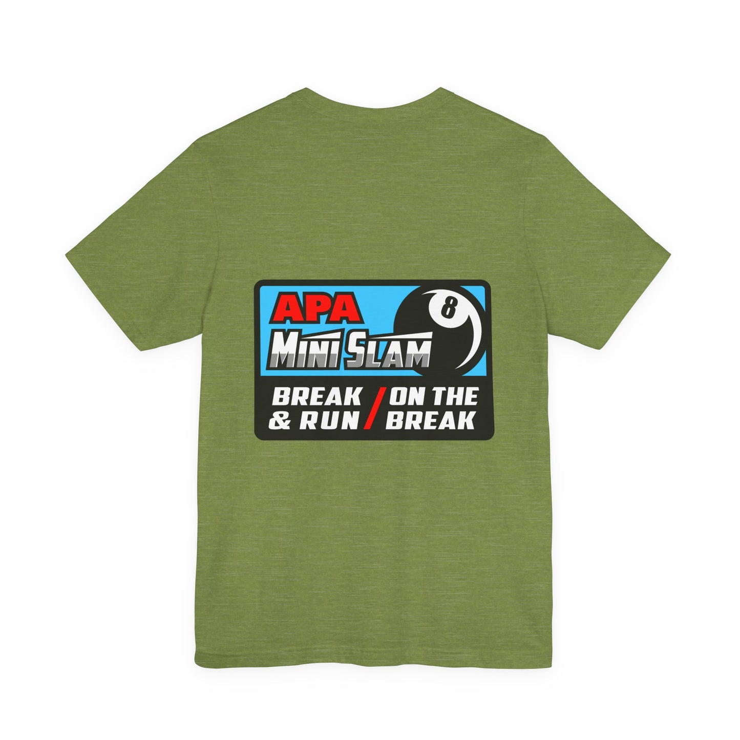 APA Mini Slam 8-Ball Pool Tournament T-Shirt - Break & Run Design