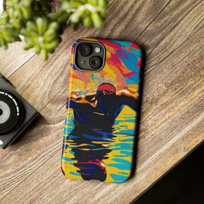 Swim with Him iPhone Tough Case