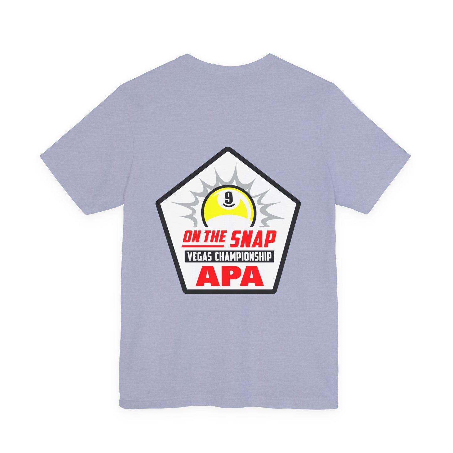 On The Snap Vegas 9-Ball Championship Billiards Player Graphic Tee