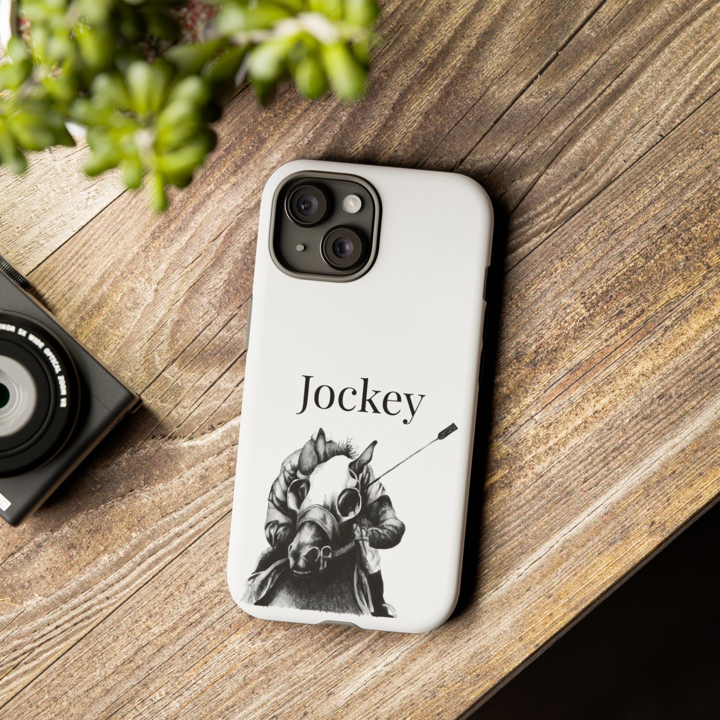 Jockey- Hand Drawing- iPhone Tough Case