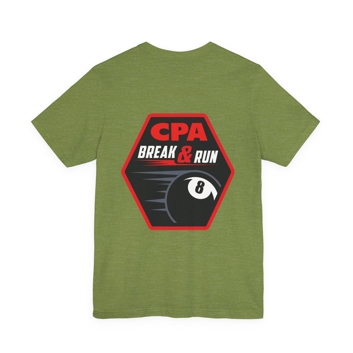 CPA Break & Run 8-Ball Pool Player Graphic Tee
