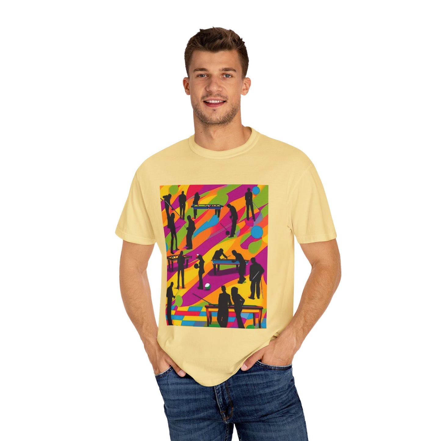 Chalk It Up to Skill, Break the Rack with Will! Pool T-Shirt