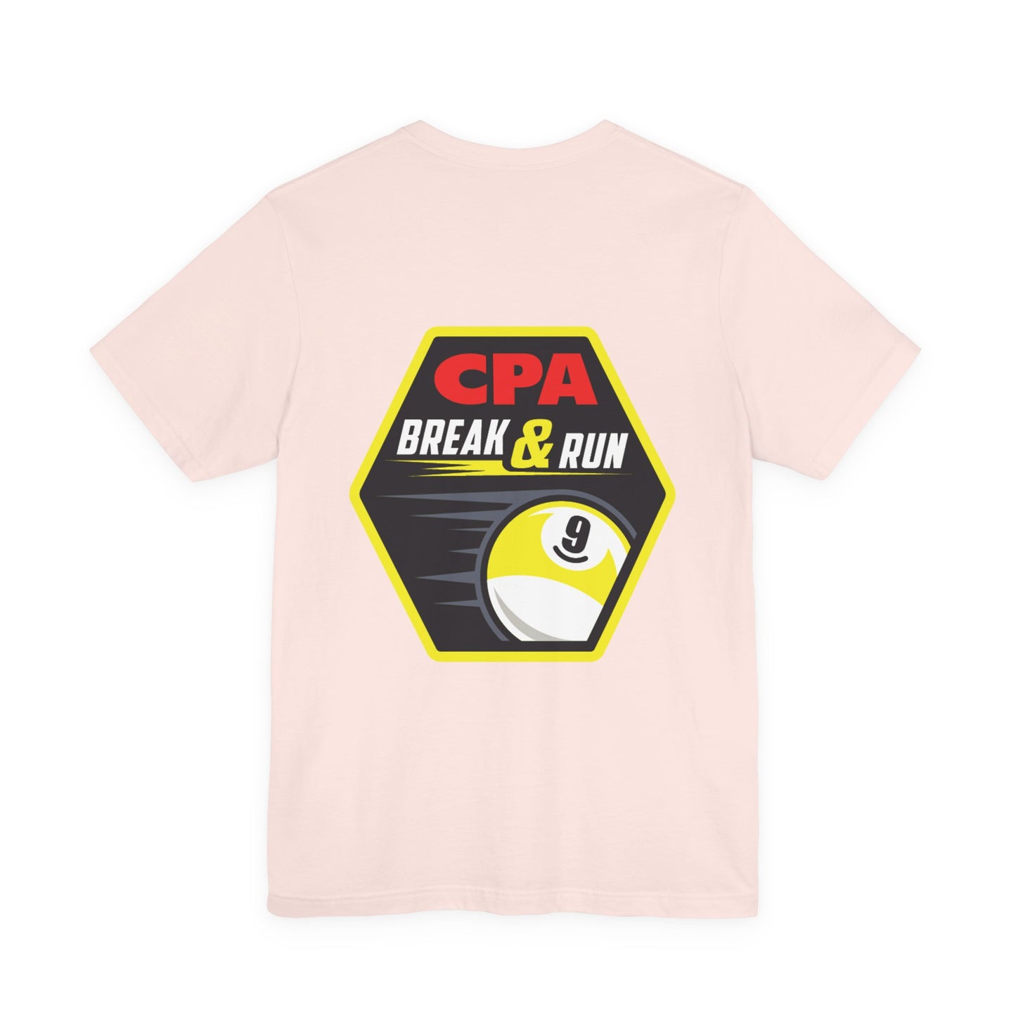 CPA Break & Run Billiards 9-Ball Graphic T-Shirt