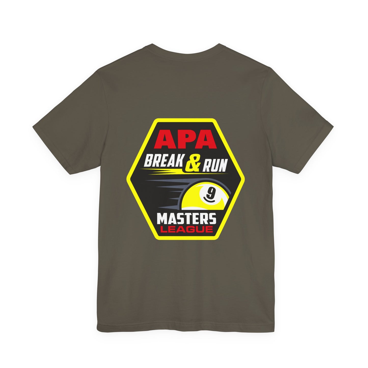APA Break & Run Masters League 9-Ball Billiards Graphic T-Shirt
