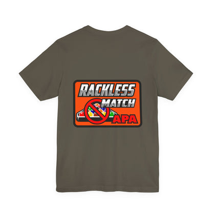 Rackless Match APA Billiards Pool Player Graphic T-Shirt