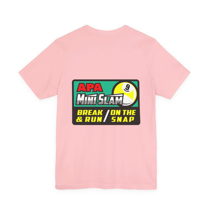 Billiards 9 Ball Pool Player Mini Slam T-shirt Break Run Snap