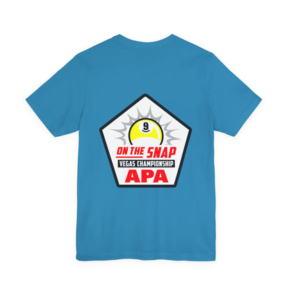 On The Snap Vegas 9-Ball Championship Billiards Player Graphic Tee