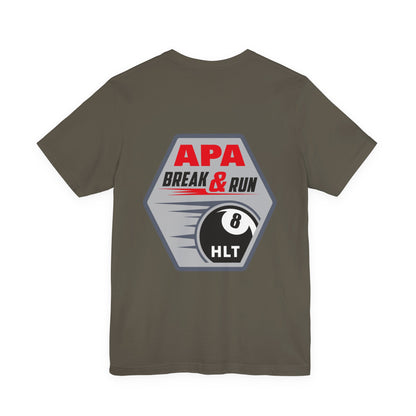 APA Break & Run 8 Ball Pool Billiards Graphic T-Shirt