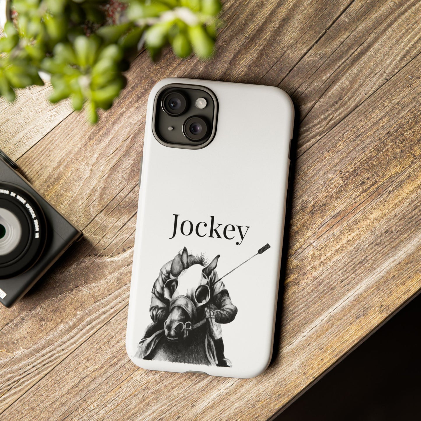 Jockey- Hand Drawing- iPhone Tough Case