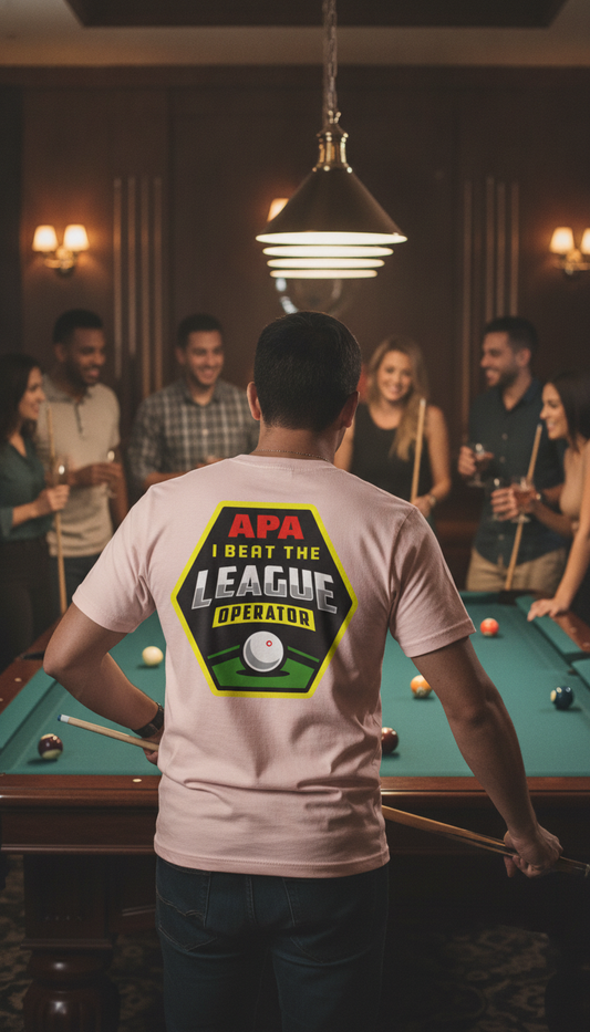 I Beat The League Operator Billiards Tee